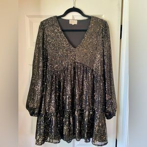 Melloday Sequined Mini Dress